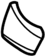 87339CL70A - Body: Recline Cover Side Cover for INFINITI: FX35, FX45 Image