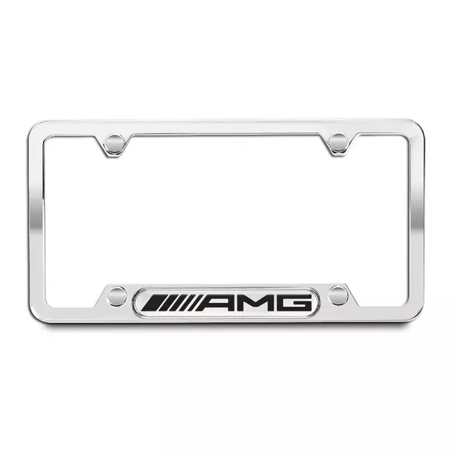 Mer AMG Polished 304 Stainless Steel License - Mercedes-Benz (1521557-00)