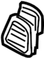 68740AM602 - Body: Defroster Vent for Infiniti Image