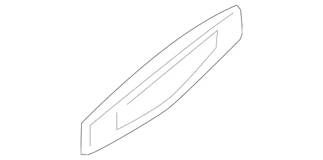 1666800074 - Trim: Symbol Panel for Mercedes-Benz: C250, C300, C350, C63 AMG, GL350, GL450, GL550, GL63 AMG, GLE300d, GLE350, GLE63 AMG, GLS350d, GLS550, ML250, ML350, ML550, ML63 AMG Image image