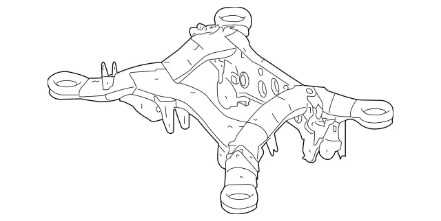 2513500032 - Suspension: Cross-member for Mercedes-Benz Image