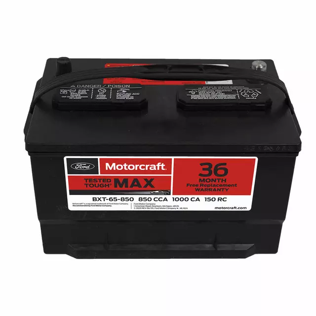BXT65850 - Electrical: Motorcraftâ„¢ Battery for Ford Image