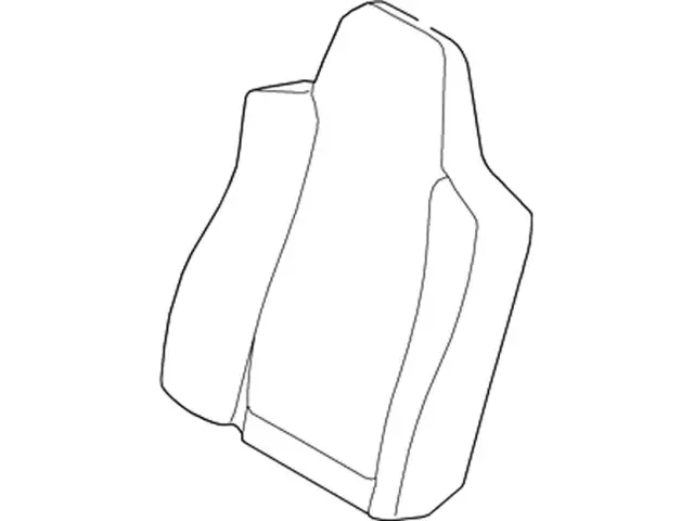 8C3Z3664417AA - Body: Seat Back Cover for Ford: F-250 Super Duty, F-350 Super Duty, F-450 Super Duty Image
