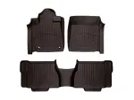 474081IM470937IM - : Cocoa FloorLiner™ HP, 1st &amp; 2nd Row for WeatherTech Image