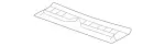 16369000251A68 - Body: Rear Header Trim for Mercedes-Benz Image