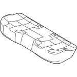 DG1Z5463804FA - Body: Cushion Cover for Ford: Taurus Image