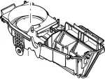 AE5Z19930B - HVAC: Lower Housing for Ford: Fusion | Lincoln: MKZ | Mercury: Milan Image