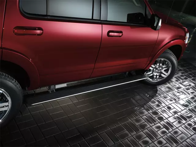 Molded Running Boards - Black - Ford (6L2Z-16450-AA)