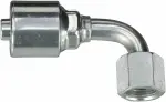G251790608 - : Female JIC 37 Flare Swivel - 90 Bent Tube (MegaCrimp) for Gates Image