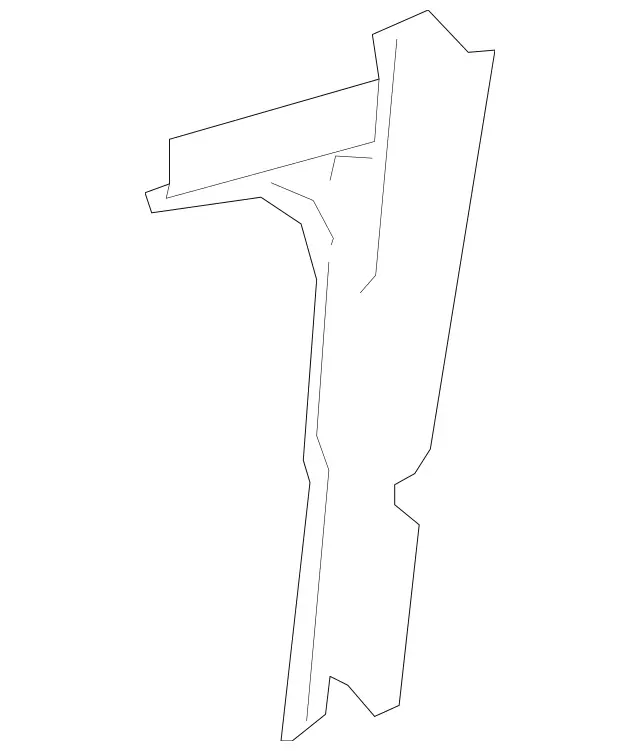 9066302513 - Body: Outer Pillar Extension for Mercedes-Benz: Sprinter 1500, Sprinter 2500, Sprinter 3500, Sprinter 3500XD, Sprinter 4500 Image image