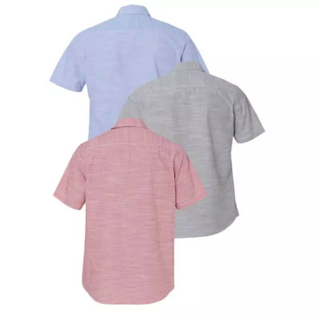 144441706 - : Mer Mens Cross Woven Short-Sleeve Shirt for Mercedes-Benz Image