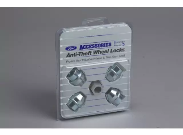 Wheel Locks - Chrome - Exposed Lugs - FORD (f6sz1a043aa)