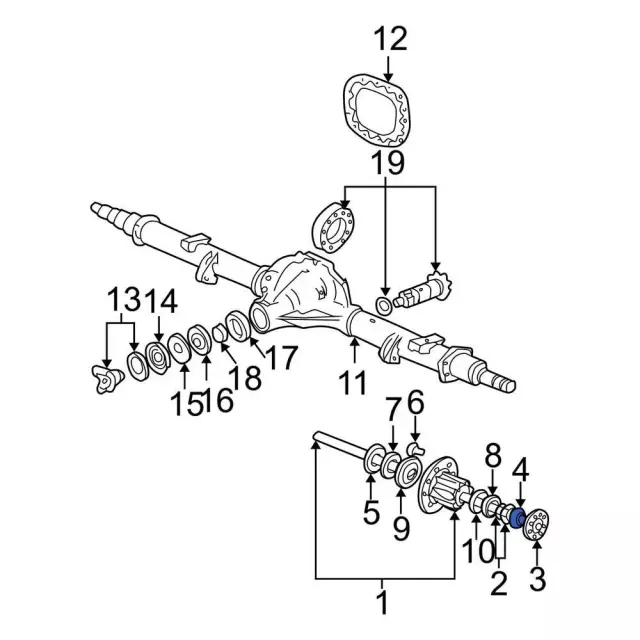 1999-2007 Ford Ring & Pinion YC3Z-4209-VA | OEM Parts Online