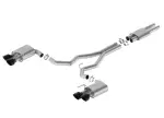 M5200DHS - : 2024-2025 Mustang Dark Horse 5.0L Sport Active Cat-Back-Black Tip for Ford Performance Parts Image
