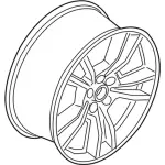 JR3Z1007A - : Wheel, Alloy for Ford: Mustang Image