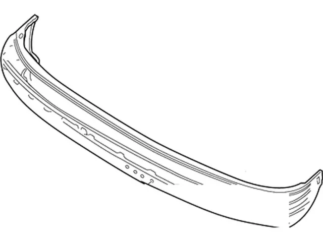 F85Z17757BA - Body: Bumper for Ford: Expedition, F-150, F-250 Image