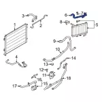 KR3Z8A193A - Cooling System: Auxiliary Cooler Mount Bracket for Ford: Mustang Image