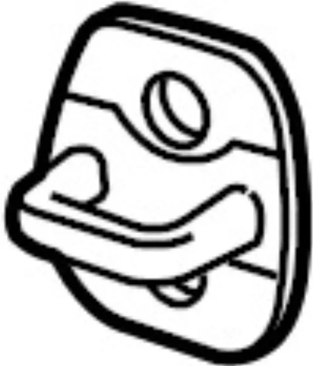 80570ZP70A - : Striker Assembly-Front Door Lock for Infiniti Image