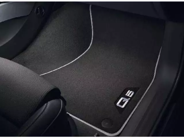 8R1061270MNO - : Premium Textile Floor Mats (Set Of 4) - Black for Audi: Q5 Image