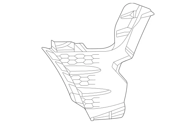 2478853403 - Attachment Parts: Cover, Bumper Area for Mercedes-Benz: GLB250, GLB35 AMG Image image