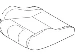 DR3Z6362900CC - Body: Seat Cover for Ford: Mustang Image