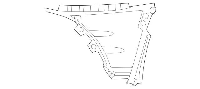 1188854701 - Attachment Parts: Cover, Bumper Area for Mercedes-Benz: CLA250, CLA35 AMG Image image