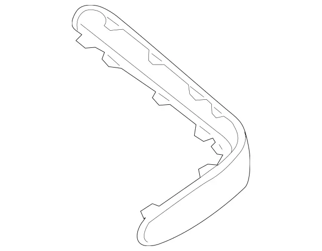 2308851521 - Attachment Parts: Rail for Mercedes-Benz: SL500, SL55 AMG, SL550, SL600, SL63 AMG, SL65 AMG Image image