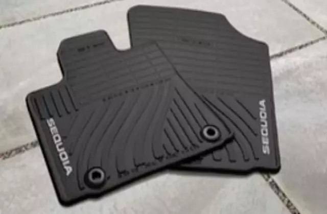 PT9080C16002 - Interior: 2017-2021 Toyota Sequoia - Floor Mats, All-Weather, Set Of Three for Toyota: Sequoia Image