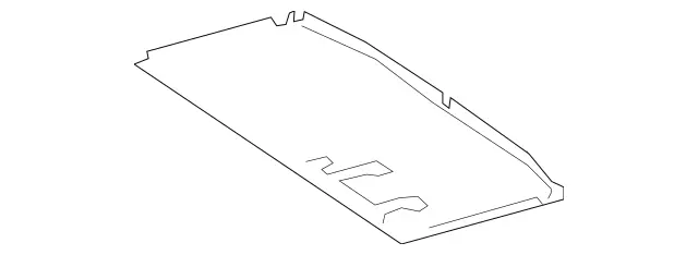 1186103800 - Substructure: Load Compartment Well for Mercedes-Benz: CLA250, CLA35 AMG, CLA45 AMG, CLA45 AMG S Image image