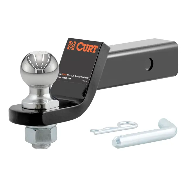 45036 - : Loaded Ball Mount with 2" Ball (2" Shank, 7,500 lbs., 2" Drop) for CURT Image