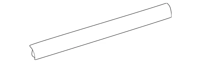 2036901580 - Front Doors: Trim Bar for Mercedes-Benz: C230, C240, C280, C32 AMG, C320, C350, C55 AMG Image image