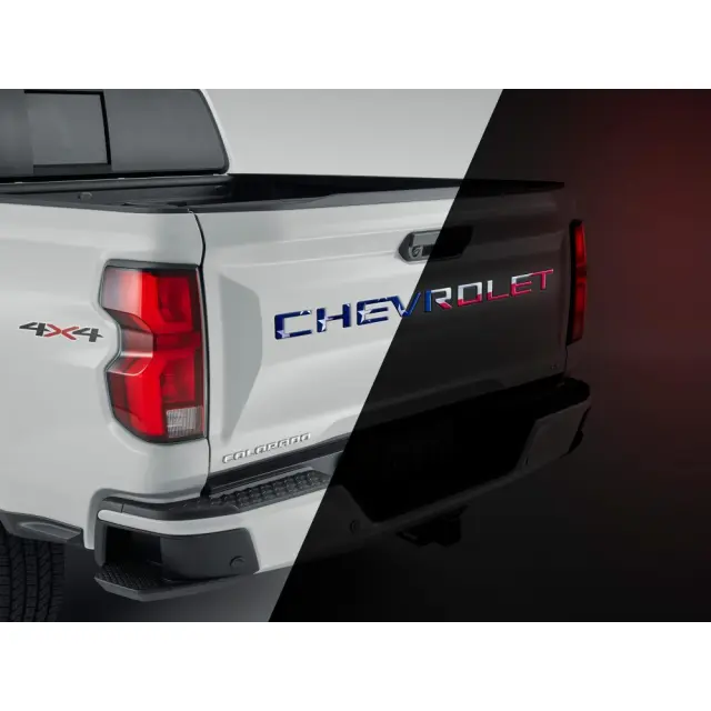 19434436 - Exterior: 3-D Urethane Reflective Chevrolet Tailgate for Chevrolet: Colorado Image