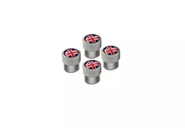 Styled Valve Caps - Union Jack - Jaguar (C2D60781)