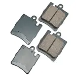 EUR873 - : Akebono EURO Ultra Premium Ceramic Disc Brake Pad Kit for AKEBONO Image