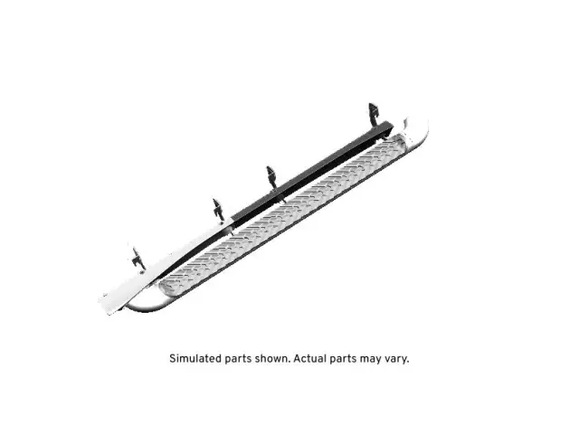 25831389 - : Part# 25831389 Passenger Side Step Assist Assembly with Brackets, Covers, Insulators, and Pad for Cadillac: Escalade | Chevrolet: Tahoe | GMC: Yukon Image