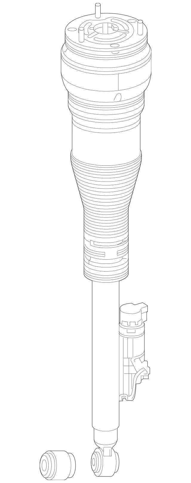 2173207701 - Suspension: Strut for Mercedes-Benz Image