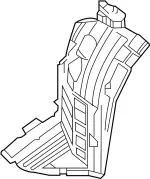 63844AM800 - Body: Splash Shield for Infiniti Image