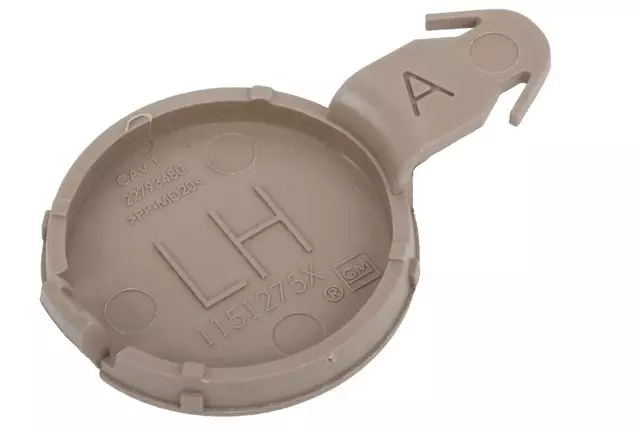 Medium Cashmere Driver Side Front Floor Console Bolt Access Hole Cover - GM (23235306)