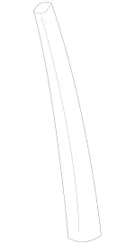 2206900787 - Front Doors: Trim Molding for Mercedes-Benz: S430, S55 AMG Image