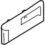 8L1Z78275A19AC - Body: Handle Bezel for Ford: Expedition Image