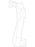 2115454240 - Brakes: ABS Sensor Bracket for Mercedes-Benz Image