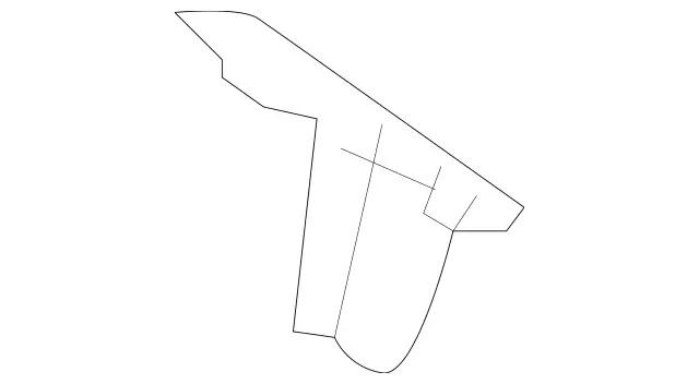 22197801297E94 - Body: Trim Cover for Mercedes-Benz Image