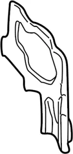 625205Y500 - Body: Headlamp Frame for Infiniti Image