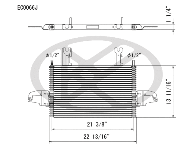 EC0066 - : Koyorad Automatic Transmission Oil Cooler for Koyo Image