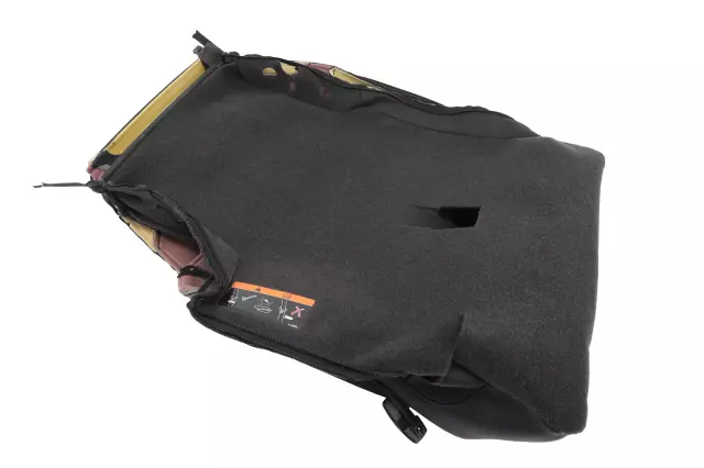 Black Rear Passenger Side Seat Back Cover - GM (84514753)