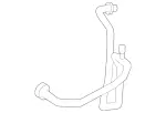 2048302615 - Heating and Ventilation: Piping for Mercedes-Benz: C250, C300, C350, GLK250, GLK350 Image