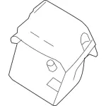 BL3Z3530AF - Steering: Lower Shroud for Ford: F-150 Image