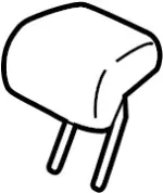 864605DB1A - : Headrest, Center for INFINITI: QX30 Image