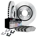 681254162 - : DFC Rotors with 4000 HybriDynamic Brake Pads includes Hardware for DYNAMIC FRICTION Image