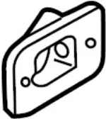 80970AR010 - Body: Lock Cable Grommet for Infiniti Image